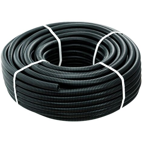 TUBO CORRUGATO PVC Ø25MM NERO 50MT