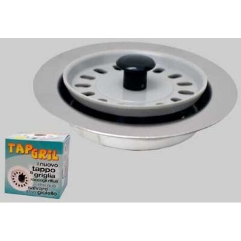 Tappo a griglia per lavelli flangia diametro 70