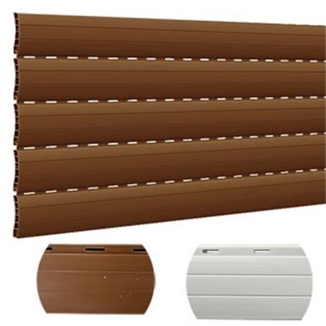 Kit stecche aggiuntive per tapparella in pvc torino cm 173x27,5h, conf. 5 pezzi - col. legno k1