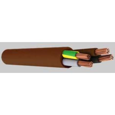Cavo quadripolare marrone sezione 4x1 mm conf. da 100 ml