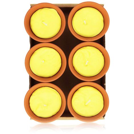 Prices Candeline Alla Citronella - Confezione Da 25 Pezzi - 15x37 Mm - Ideali Per Zanzare, Terrazzo E Giardino - 3