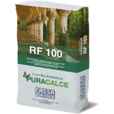 Rf 100 effetto marmorino bianco per esterni ed interni sacco kg. 25 base calce