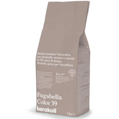 Fugabella color 39 sacco da 3kg resina decorativa per fughe