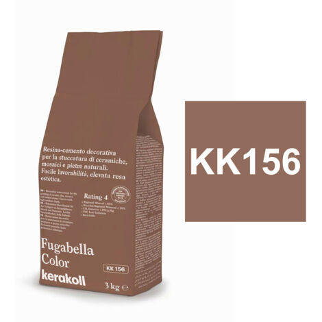 Fugabella color kk156 sacco da 3kg resina decorativa per fughe