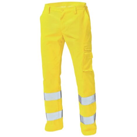 Pantalone alta visibilita tg. l - col. giallo (1/5)