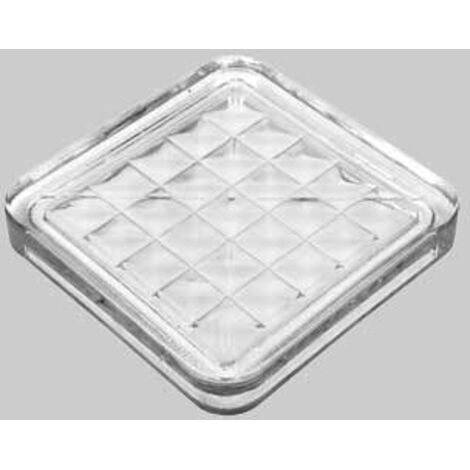 Piastra vetro 20x20x2,7 cm conf. da 10 pz