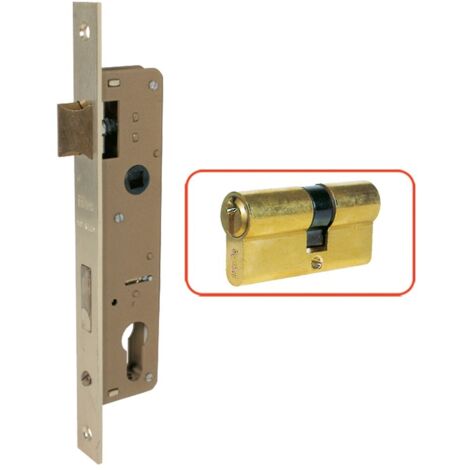 Serratura ad infilare per porte in legno 1 mandata art. 200n iseo e36