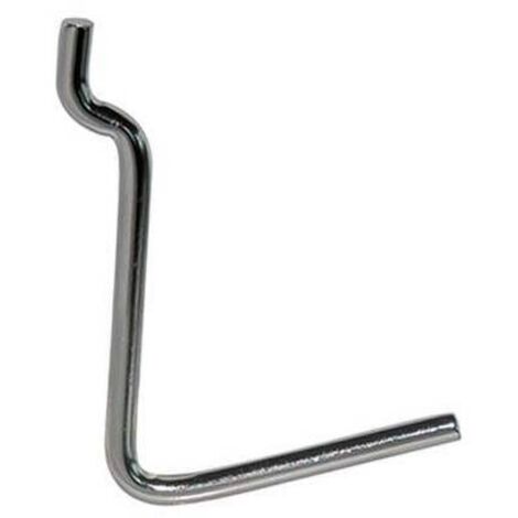 Gancio per pannello forato tipo n.6 38x53 mm conf. da 200 pz