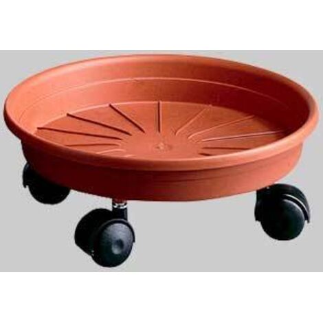 Sottovaso con ruote diametro 36 cm