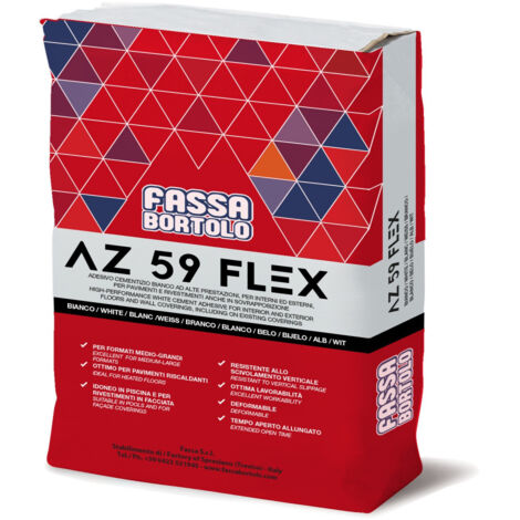 Collante grigio flex az59 kg25 adesivo monocomponente a buona elasticità