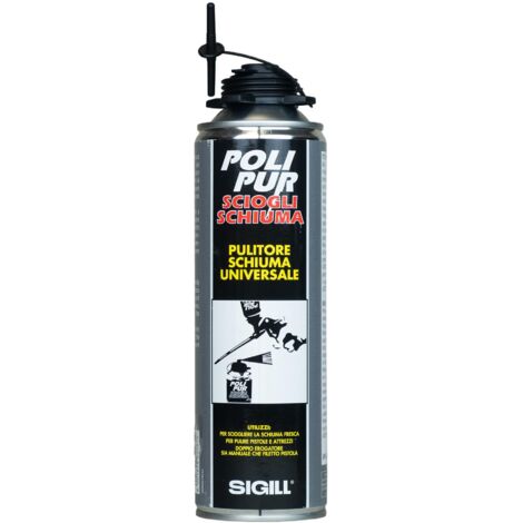 Polipur scioglischiuma  pulitore per schiume poliuretaniche bombola da 500 ml