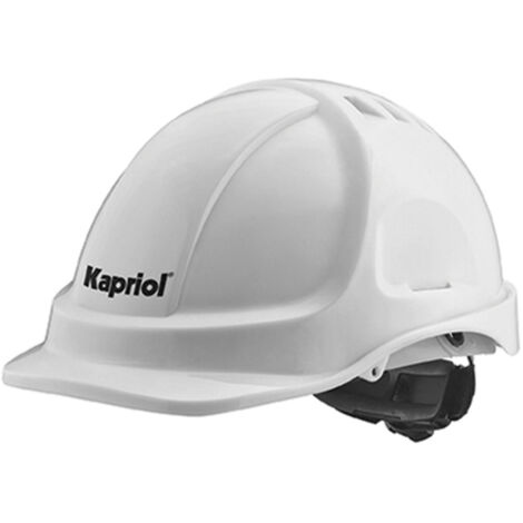 CASCO PROFESSIONALE DA CANTIERE ELMETTO IN ABS ANTIURTO EN397 BIANCO KAPRIOL