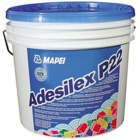 Colla adesivo in pasta per piastrelle ceramiche mattoni adesilex p22 mapei kg 5