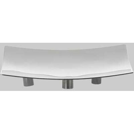 Portasapone nemesia acciaio inox lucido - 11,8x11,8x2 cm