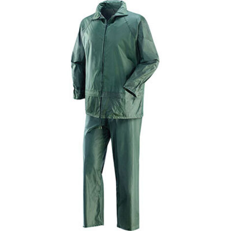 GIACCA + PANTALONE IMPERMEABILE NYLONDRY NIAGARA - VERDE  M - 1 confezione (1/2)