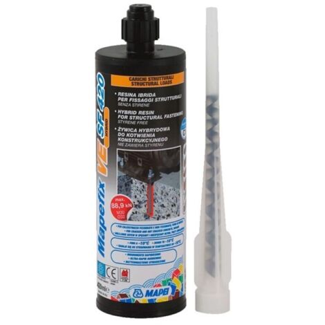 Mapefix vinybond ml 420 adesivo per il fissaggio chimico di barre metalliche (1/2)