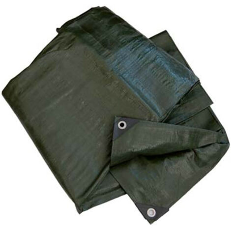 Telone occhiellato pe pesante verde hand gr/mq 180 mt 3x4 (1/3)