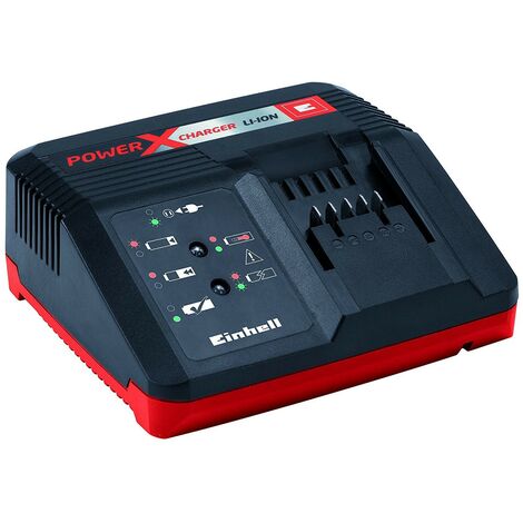 EINHELL CARICABATTERIE RAPIDO + BATTERIA POWER X CHANGE 18V 4,0 Ah