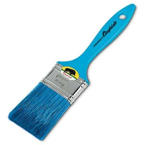 Pennellessa con manico in plastica 50mm blu per smalti ad acqua cinghiale