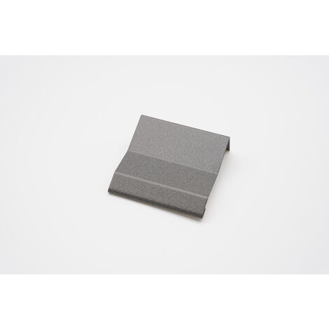 Giunzione proterrace pc antracite goffrato 80x55mm