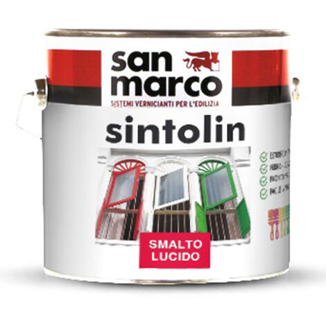 Sintolin lucido smalto alchidico antiruggine fumo di londra lt 0,75