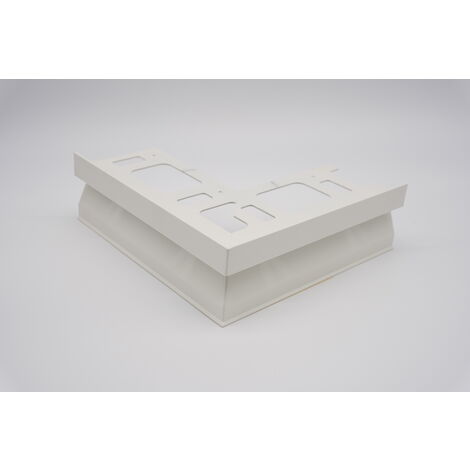 Proterrace fdp h 10 mm angolo esterno bianco goffrato