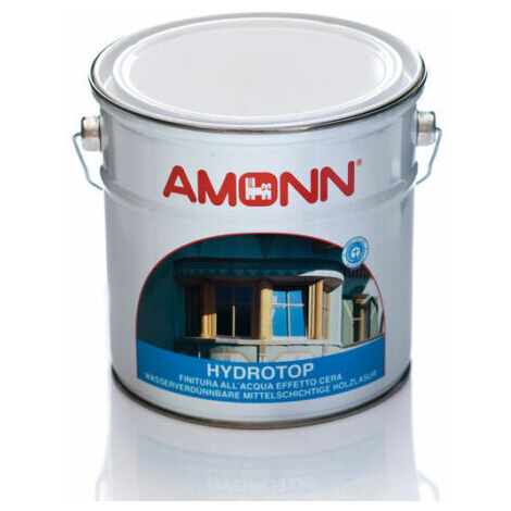 Amonn hydrotop finitura all'acqua effetto cera bianco coprente 5 litri