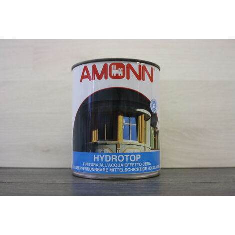 Amonn hydrotop finitura all'acqua effetto cera bianco coprente 0.75 litri