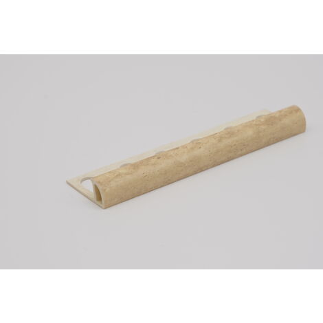 Profilo projolly marmo h 10 mm travertino scuro barra da 2,7 ml