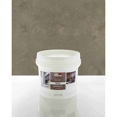 Patina bronzo lt 1 cera decorativa da interni a base acquosa