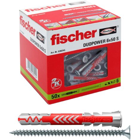 Tasselli duopower 6x50 s pz 50 fischer