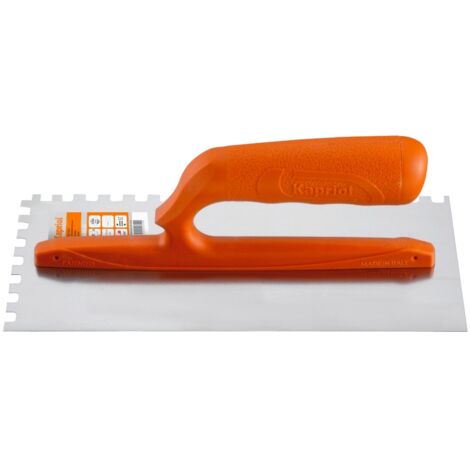 Frattone dentato Kapriol manico in pvc 12x28cm dentatura 10mm