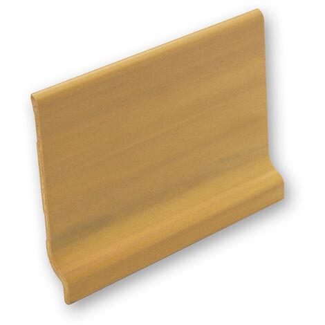 Battiscopa  pvc espanso faggio scuro h 70 mm barre 2 ml