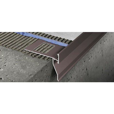 Progress proterrace drain angolo esterno fdp h.12,5 mm. testa di moro ml.2,70