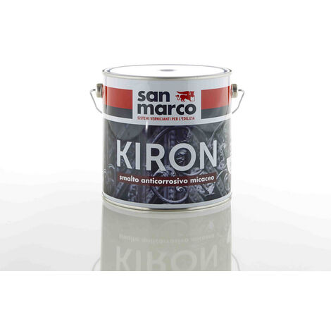 Kiron smalto ferromicaceo per ferro g.g. grigio matallizzato conf. 0,75 lt