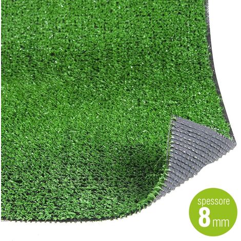 Tappeto Erba Sintetica Hortensus 30 Mm - Prato Finto Per Esterno 1x2m, Per Giardino E Balcone, Sempre Verde - Foto 11
