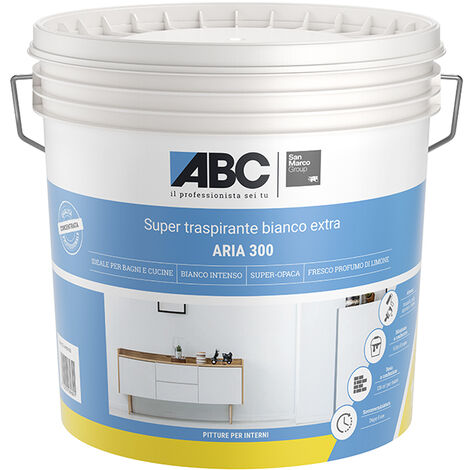 Aria 300 super traspirante bianco extra bianca lt 4