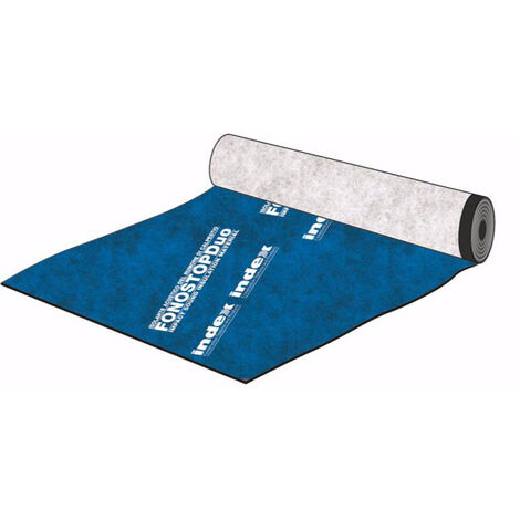 Fonostopduo isolante acustico da caplestio peso  1,6 kg/m2 rt 1,05x10 m