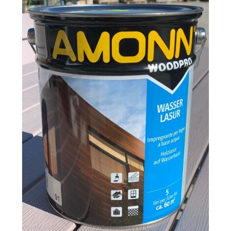 Amonn wasserlasur impregnante all'acqua 03 castagno 20 litri