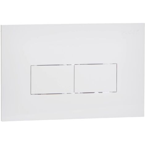 Placca per cassetta incasso pucci eco 2 pulsanti linea mod.2014 cromo (1/5)