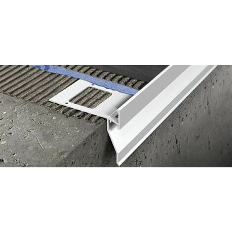 Proterrace fdp 10 mm profilo grigio goffrato  barre 2.7 ml.