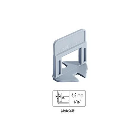 Distanziatori autolivellanti r.l.s. hd base 4,8 mm h 3-12 mm conf. 250 pz