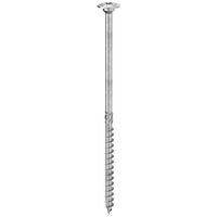 Tbs 10x220 mm. vite testa larga in acciaio al carbonio