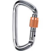 Moschettone a "d" acciaio 50kn/19mm chiusura automatica 1/4 di giro- kapriol