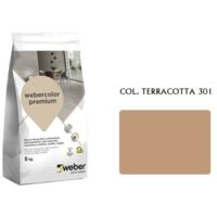 Weber color premium stucco col. terracotta 301 kg.5