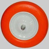 Ruota carriola antiforo ideal star mozzo 150 mm - asse lungo 210 mm