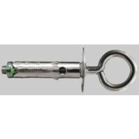 Tassello in acciaio occhiolo chiuso fua-oc m5 - 9x40 mm conf. da 100 pz