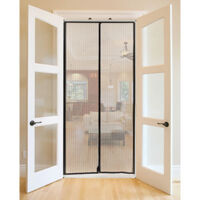 Zanzariera porta magnetica effe poliestere nero pannelli 2 cm 120 h.cm 250