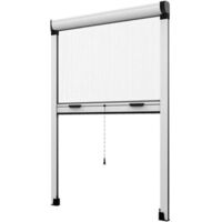 ZANZARIERA KIT FINESTRA EFFE - BIANCO RAL 9010 FIBRA VETRO/PVC CM 140 H.CM 170 - 1 pezzo