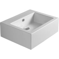 Fz10 frozen lavabo cm 60 sospeso o da appoggio bianco